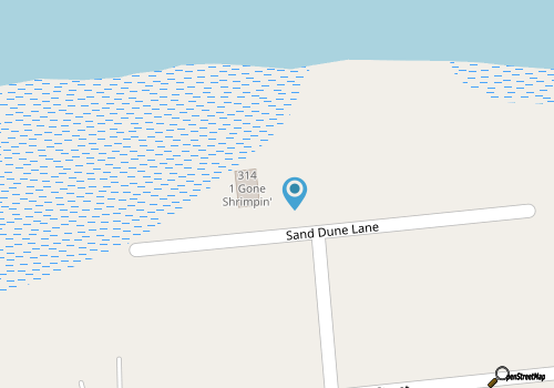 Waterfront home with wrap-around deck, two blocks from ocean map location