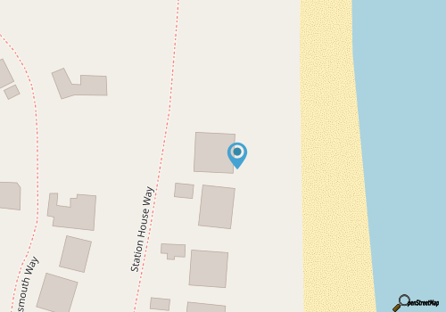 Oceanfront, East Beach, Occupancy 12, Four Bedroom Home map location