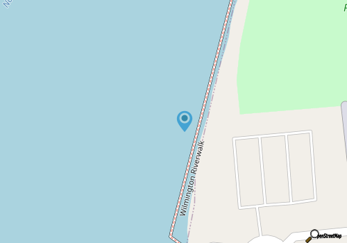 Wanderlust at The Cove - Luxury Houseboat - Downtown Wilmington map location