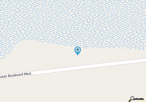 Attractive Home Across Street From Beach Access w/Free WiFi, Central AC, & W/D map location
