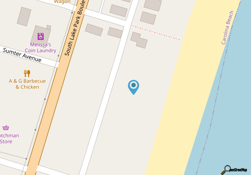 CORAL SURF C-1 OCEANFRONT 2 BR & 2 BTH.  PRIVATE 240V EV CHARGER & 110V OUTLET map location