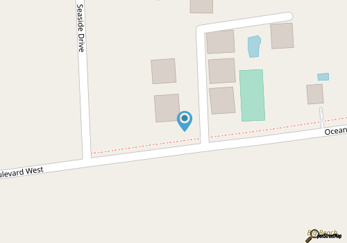 Beachski's Bungalow 2 Bedroom, 2 Bath with Pool and Tennis, Privat Beach Access! map location