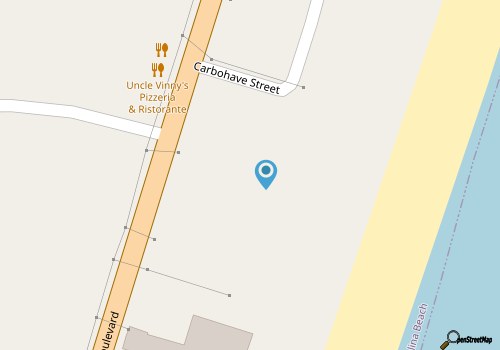 The GypSea, 2BR/2BA beachfront Sand Pebbles condo map location