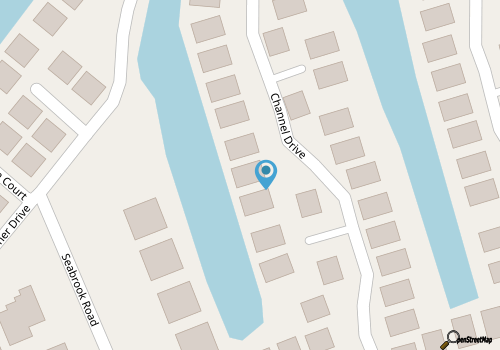 4 BD 3 BA Cottage on Ocean Isle Beach with Water View & Community Pool! map location