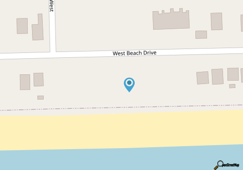 Island Retreat: Beautiful Oceanfront Home w/Gazebo in West Beach map location