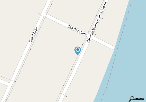 Hidden Gem at Seascapes E Bldg  POOL ! - Carolina Beach, NC.   \nLinens Included! map location
