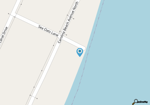OCEANFRONT CONDO, BEACH EQUIPTMENT, LINENS, BIKES ALL INC. map location
