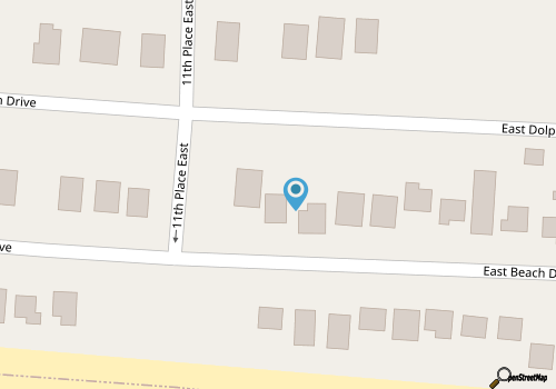 0ur Ocean Retreat / 1106 E. Beach Drive - Coastal Vacation Resorts map location