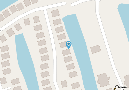 Charming & peaceful waterfront getaway with balcony & patio - walk to the beach map location