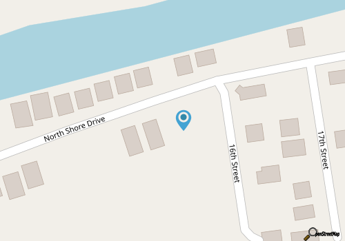 New vacation house w/private heated pool and a quick stroll to the beach map location
