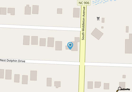 Chick-Inn of the Sea: Enjoy the Private Pool at This Dog-Friendly Third Row Home map location