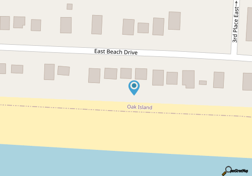 A Pop's Place / 117 East Beach Drive - Coastal Vacation Resorts map location