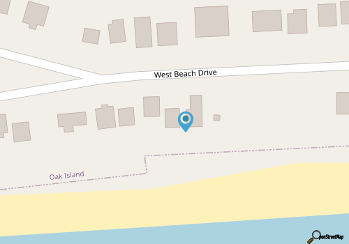 Breezy Oaks: Oceanfront Home with Chef's Kitchen and Child-friendly Amenities map location