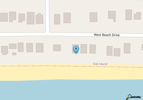 Pelican Pass / 1325 W. Beach Drive - Coastal Vacation Resorts map location