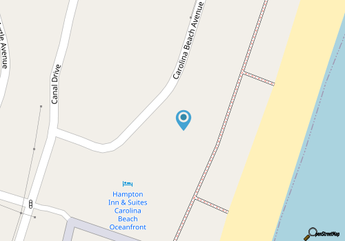 Oceanfront - Pool - Near Carolina Beach Boardwalk map location