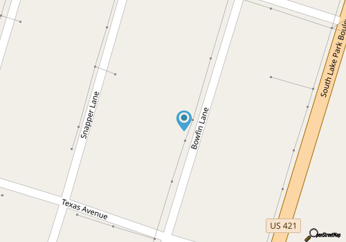One block to the beach, beautiful 6 bedroom/5 bathroom house with many amenities map location