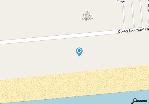 Oceanfront cottage with private beach walkway - views, sundeck, central AC & W/D map location