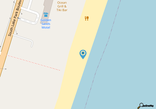 Three Seas at the B, Walk to Tiki Bar and Beach map location