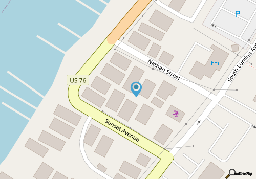 Sandpeddler Suite 302 W/ King Bed map location