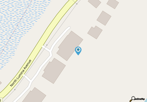 Inviting Oceanfront 3BR Condo in WrightsvilleDunes map location