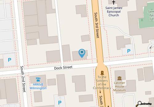 Charming Condo in Historic Downtown Building map location