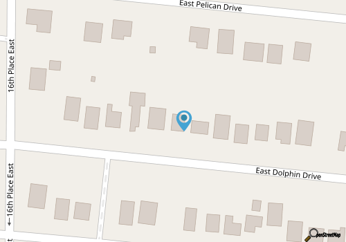 Deacon on Dolphin! Quaint 3rd Row Beach House with Ocean Views! map location