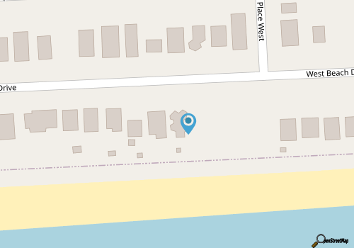 Jay`s Nest at Oak Island, Ocean front home with great views! map location