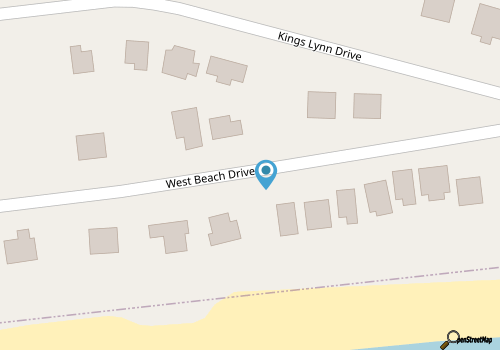 The Salty Dog: Beautiful Oceanfront Home Ideal for Large Family Getaway map location