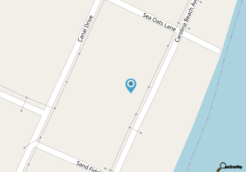 Two bedroom townhome across from the beach! map location