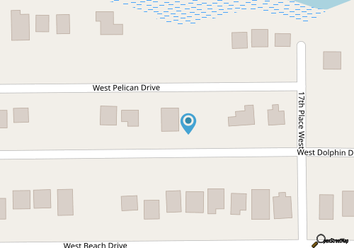 Beautiful, Ocean View 4 Bdrm/2 Bath Beach Cottage Close to Beach!!! Sleeps 9 map location
