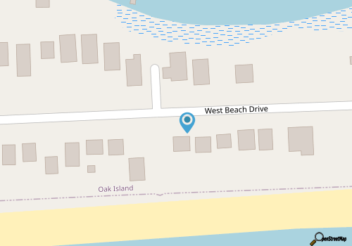 A New Tide: Stylish, Dog-friendly Coastal Home with Pool map location