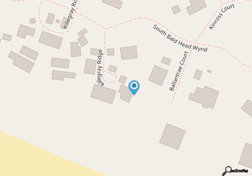BHI Dalwhinnie Cottage  Oceanfront 1st  Row South Beach-Killegray Ridge map location