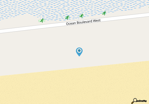 Yellow Bird: Retro 1965 Oceanfront Beach Cottage! map location