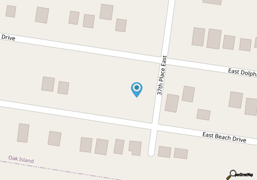 Sand Dollar Inn: Ocean View Home with Pool, Hot Tub and Elevator map location