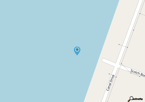 Top-Floor Canal View Condo w/ Pool, Steps to Beach map location