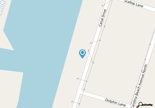 Located directly on canal w/ beautiful water front views — one block from beach map location