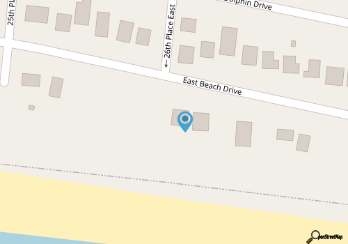 Beautiful 5 Bedroom 3 Bath House, Oceanfront, Dog Friendly, Sleeps 12 map location