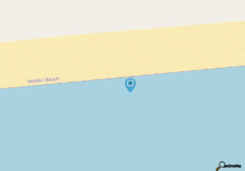 Renovated - 4BR 3.5BA House, Holden Beach, Waterway Views, Pool, Sleeps 8 map location