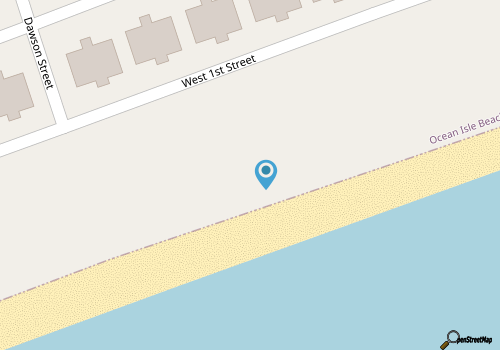 Oceanfront 10 bdrms private pool and tiki bar map location