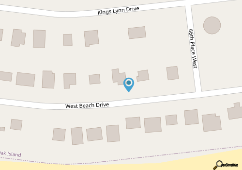 Sawyer's Shore Shack: Spacious, Modern Second Row Beach Home on the West End map location