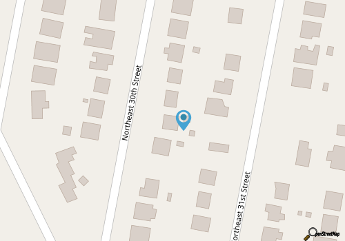 Adorable, dog-friendly home with a full kitchen, washer/dryer, & central AC map location