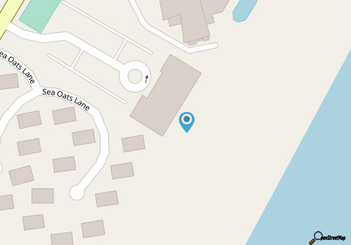 Ocean, Pool, and Pier views at 2BR/2BA oceanfront condo map location