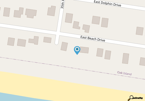 The Honey Hole-Nice house offering Open Floor Plan 3 Minute walk to the beach map location