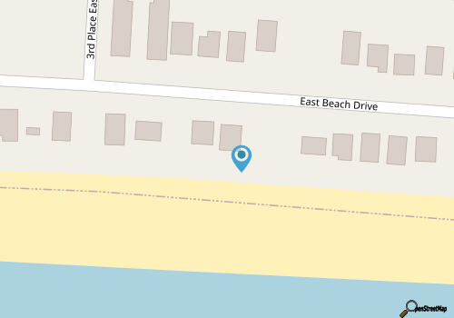 7th Heaven: Oceanfront Home on Oak Island's East Beach map location