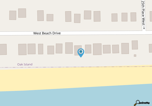 Boardwalk: Oceanfront Duplex w/Direct Beach Access map location