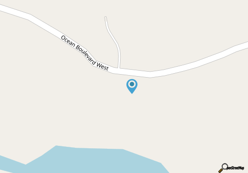 Goins By the Sea - Oceanfront Duplex in Gated Westend Community! map location