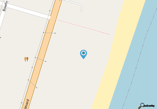 Beautiful oceanfront 2 bedroom, 2 bath condo  with elevator, pool and huge deck. map location
