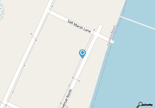 Ocean views, large deck, only 180 ft. from Beach and Tiki Bar. Plus, Pet Friendl map location