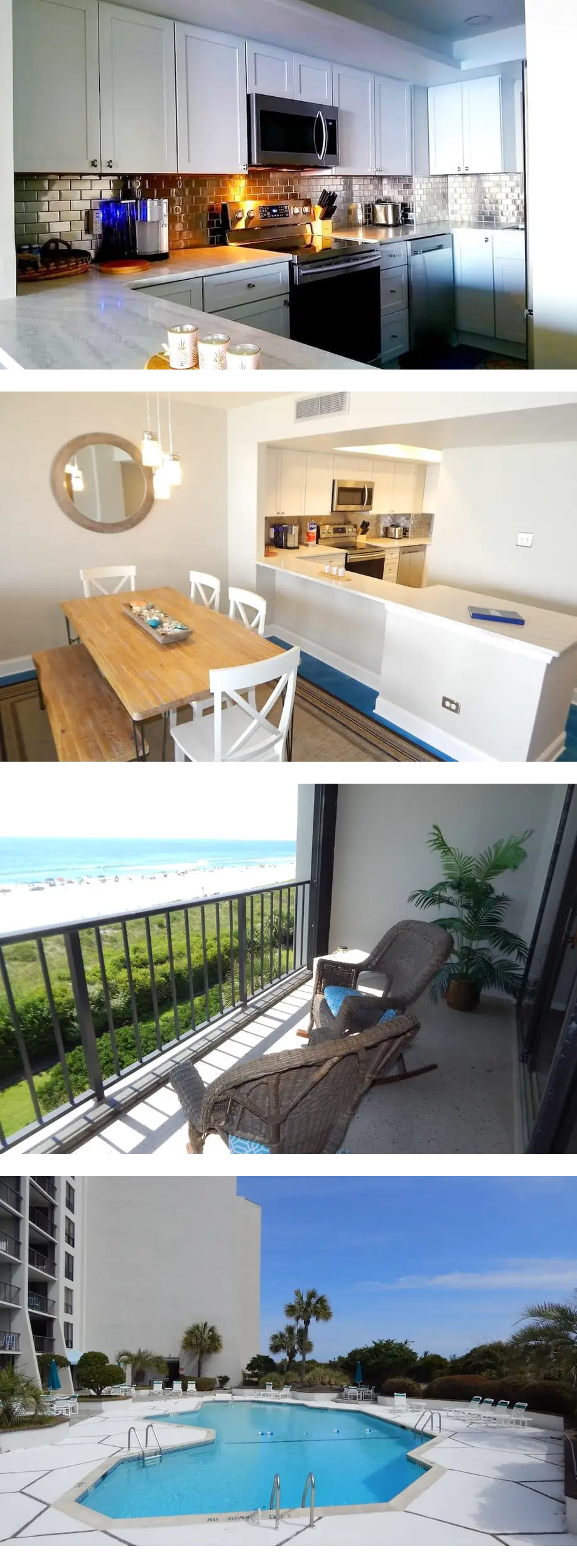 Renovated, Ocean front, 2 BR condo in th...