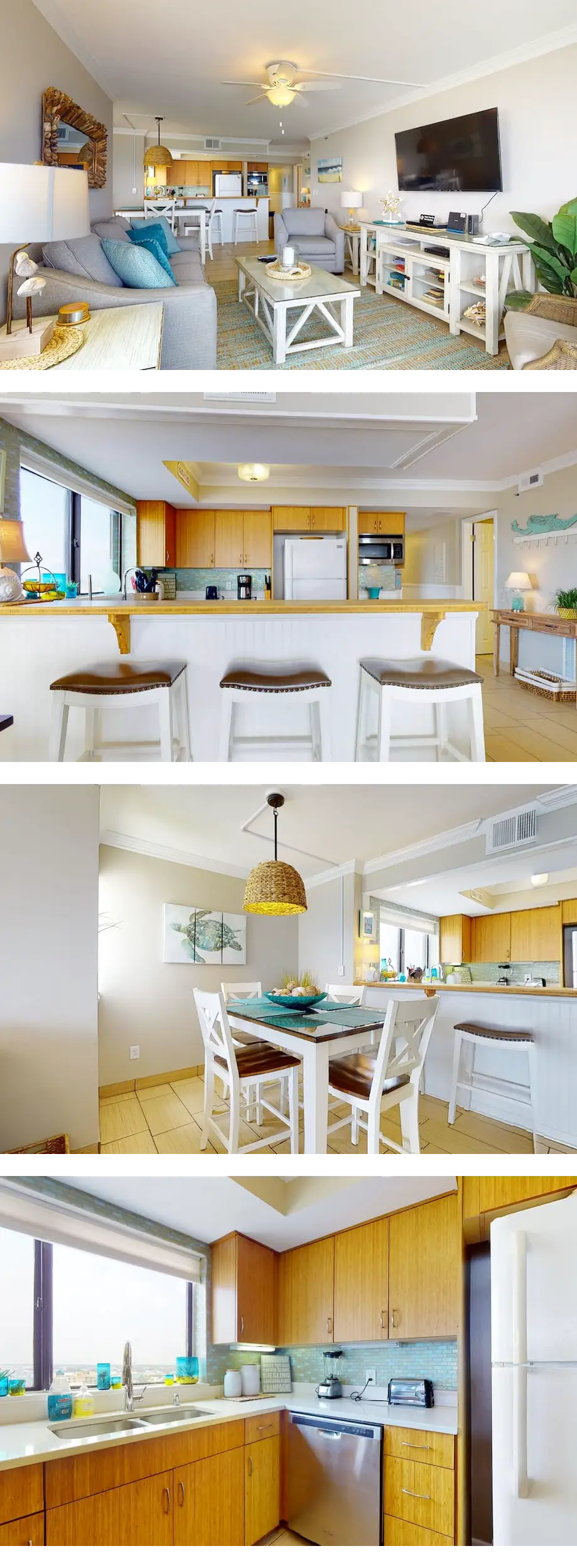 3 BR Beachfront w/ 2 BA, Elevator and In...